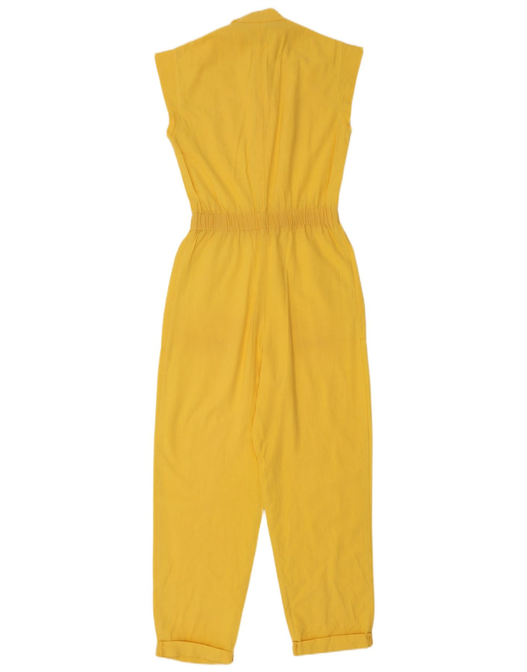 Salopetă vintage fără mâneci pentru femei IT 40 Small Yellow