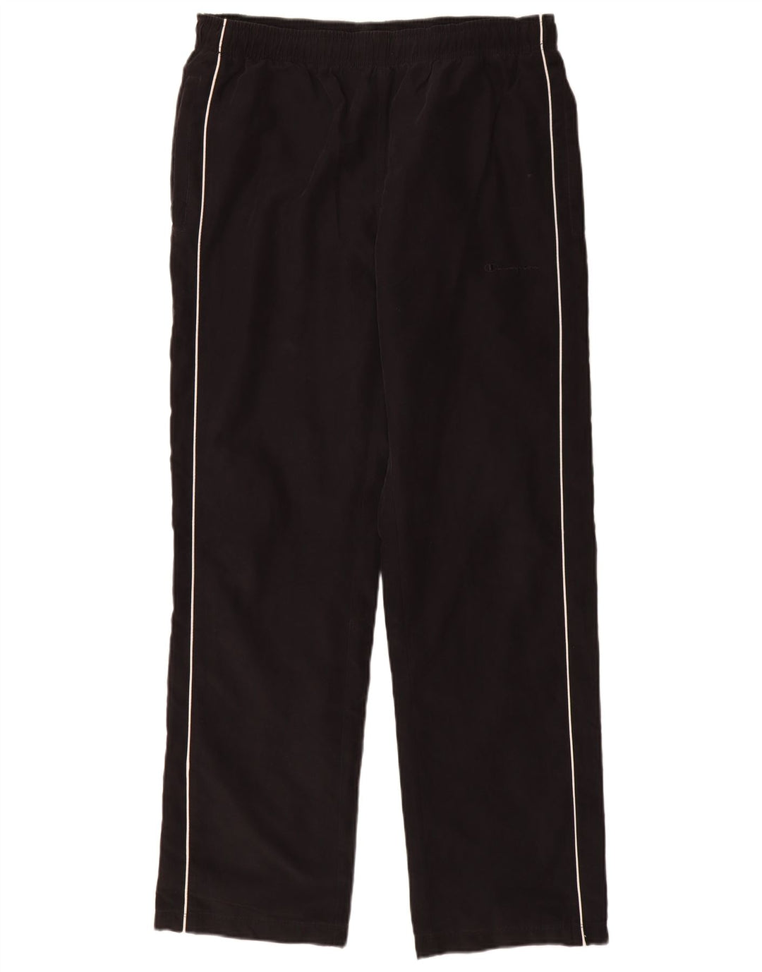 Pantaloni de trening Champion pentru bărbați, poliester mediu negru