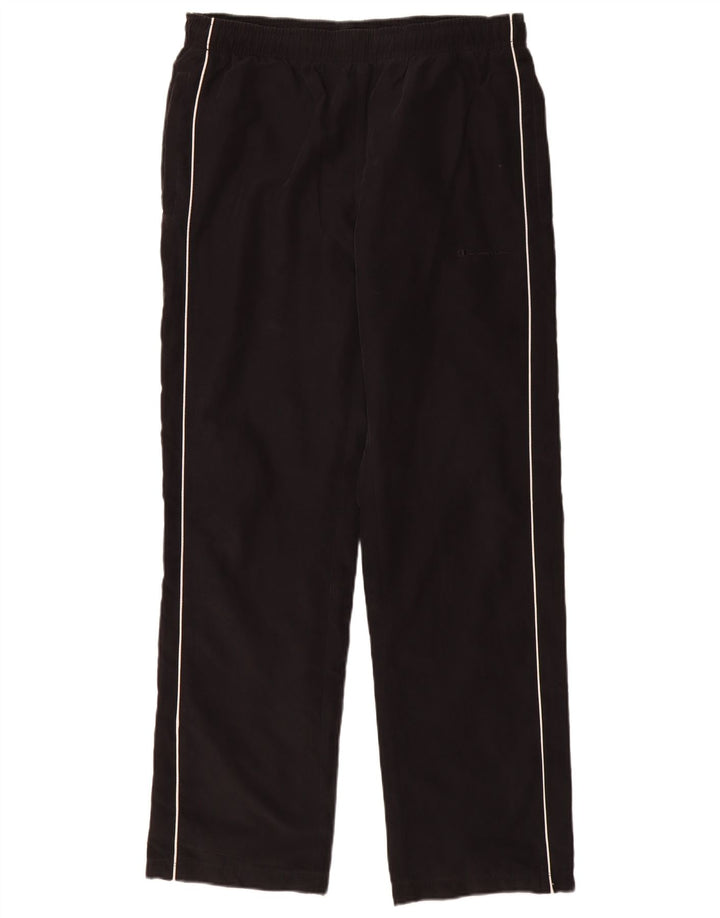 Pantaloni de trening Champion pentru bărbați, poliester mediu negru