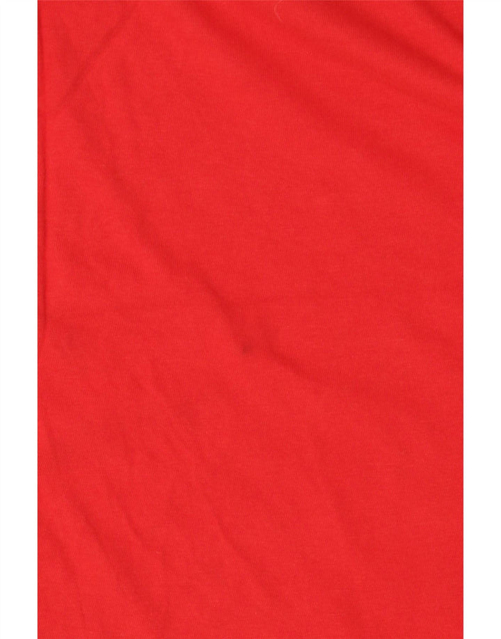 Tricou grafic pentru bărbați Vans Classic Fit Top mare din bumbac roșu