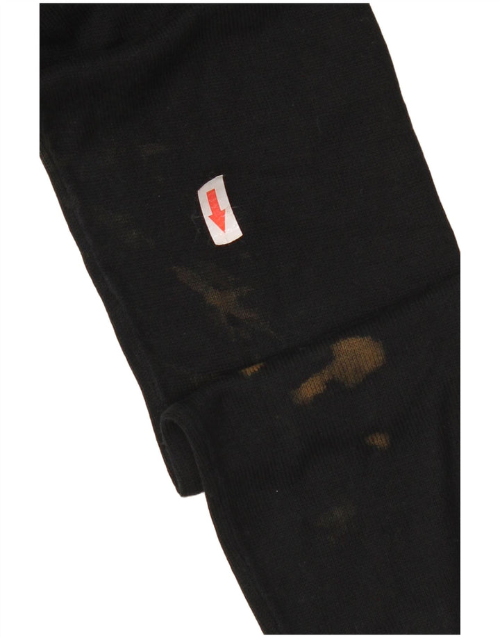 Pulover cu decolteu în V Zara pentru femei UK 14 mare negru