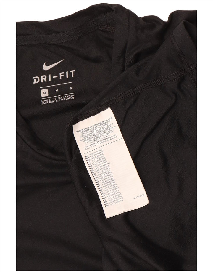 Tricou Nike Dri Fit pentru bărbați Top Mediu Negru Poliester