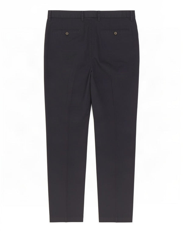 Pantaloni chino pentru bărbați Marks & Spencer Slim Fit L34 L29 Bumbac bleumarin