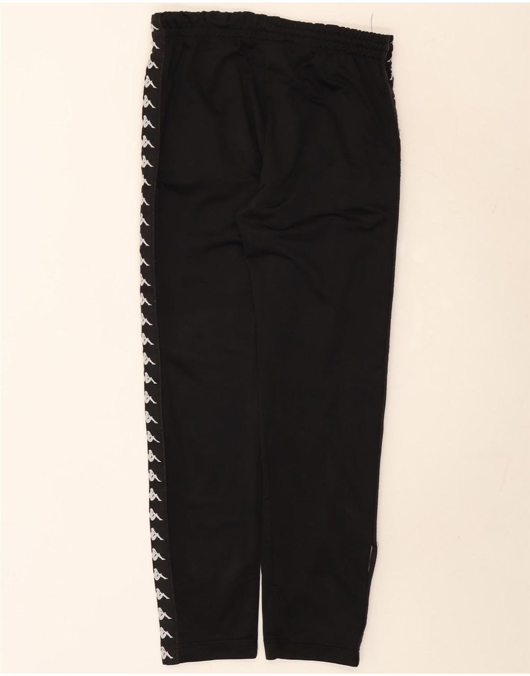Pantaloni de trening cu grafică pentru bărbați Kappa Pantaloni de jogging Poliester mediu negru
