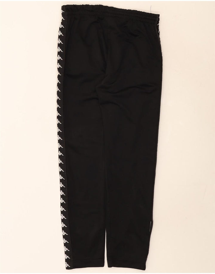 Pantaloni de trening cu grafică pentru bărbați Kappa Pantaloni de jogging Poliester mediu negru