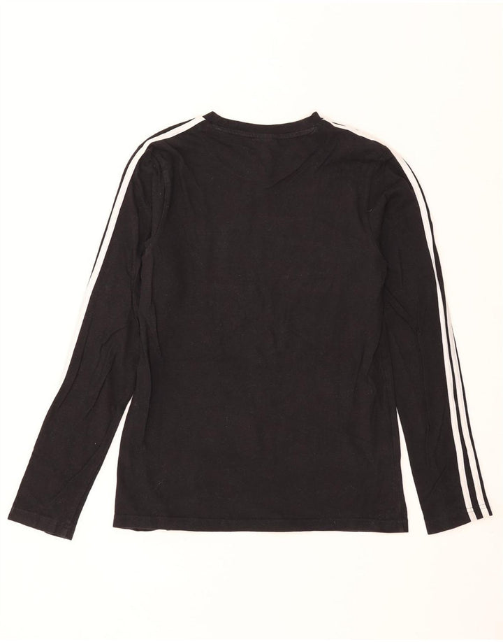 Top femei Adidas cu mânecă lungă UK 4/6 XS bumbac negru