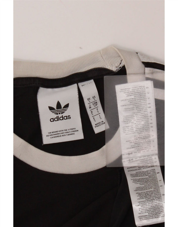 Tricou pentru bărbați Adidas Top mic, negru, bumbac