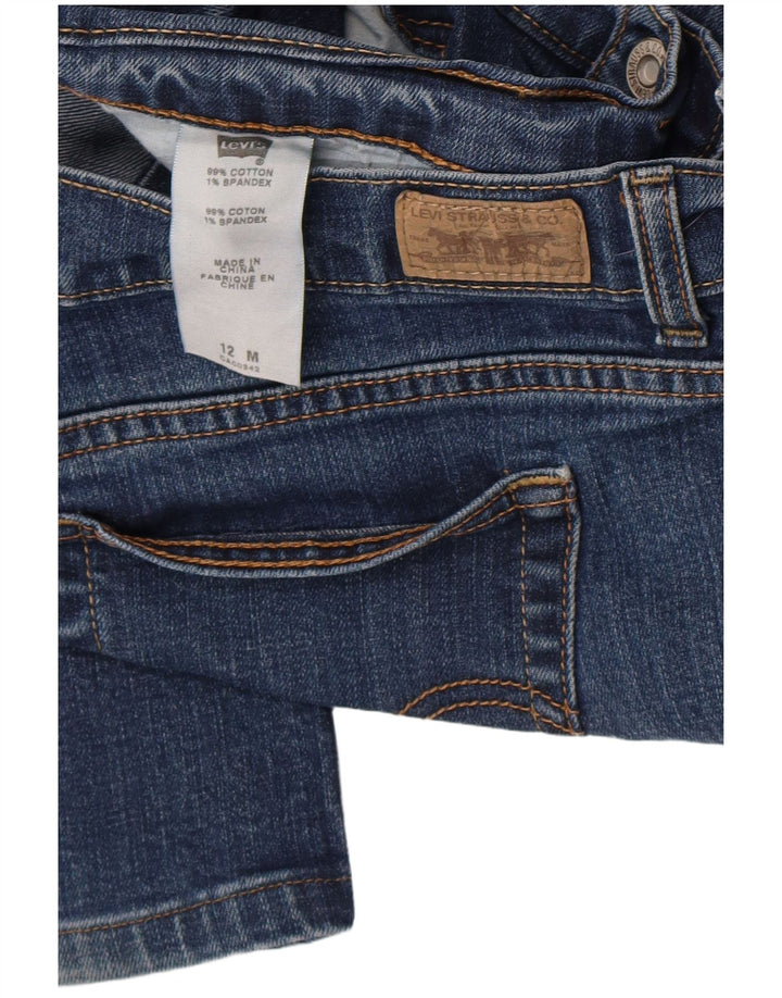 Blugi Levi's pentru femei 512 Bootcut US 12 Large W32 L30 Blue Bumbac