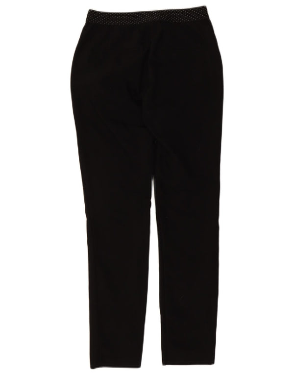Pantaloni chino slim pentru femei Zara XS W24 L28 bumbac cu pete negre
