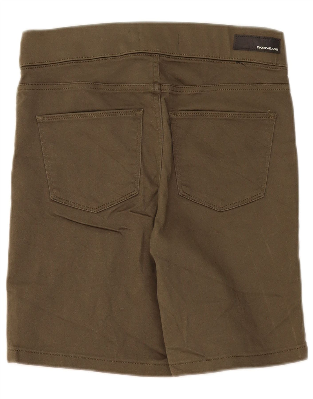 Pantaloni scurți casual Dkny pentru femei, mic W27, bumbac kaki
