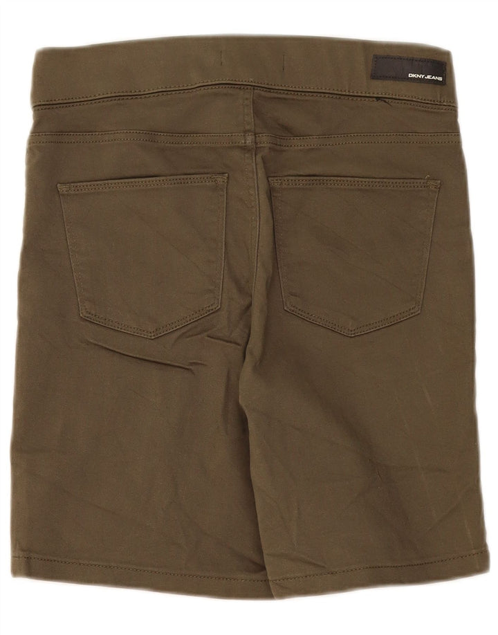Pantaloni scurți casual Dkny pentru femei, mic W27, bumbac kaki