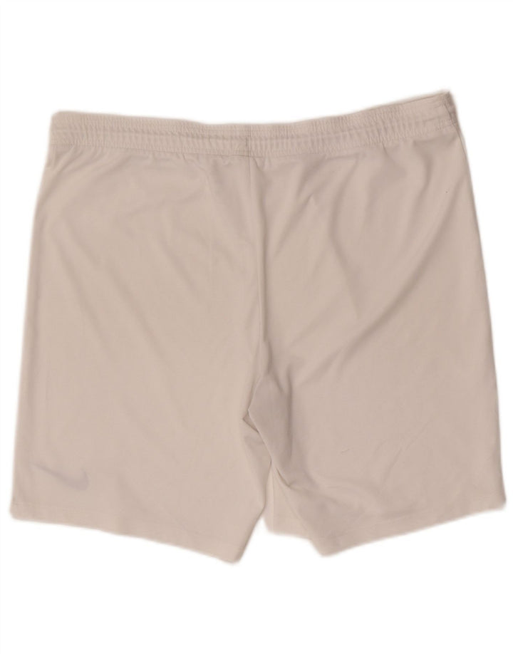 Pantaloni scurți sport Nike Dri Fit pentru bărbați, mari, alb