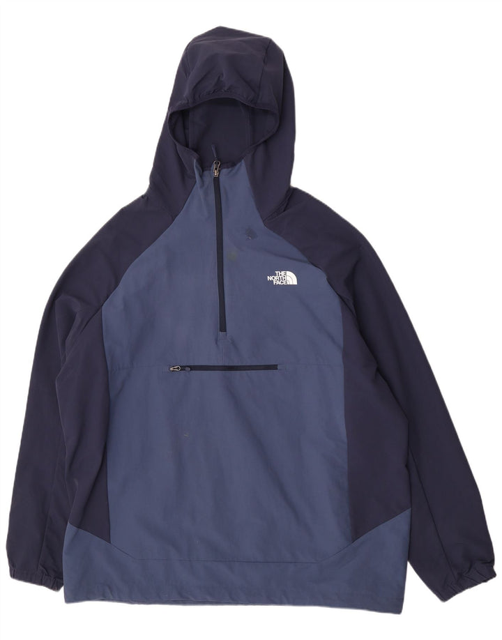 Jachetă de ploaie cu glugă pentru bărbați The North Face UK 44 2XL Albastru Colorblock