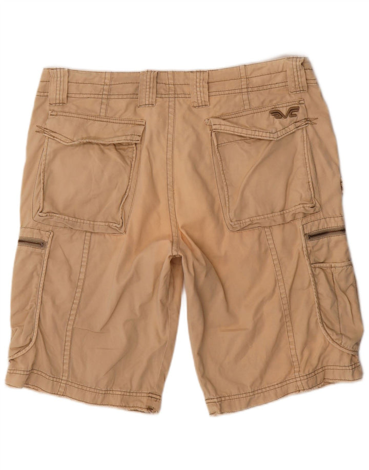 Pantaloni scurti cargo pentru bărbați French Connection W38 XL bumbac bej