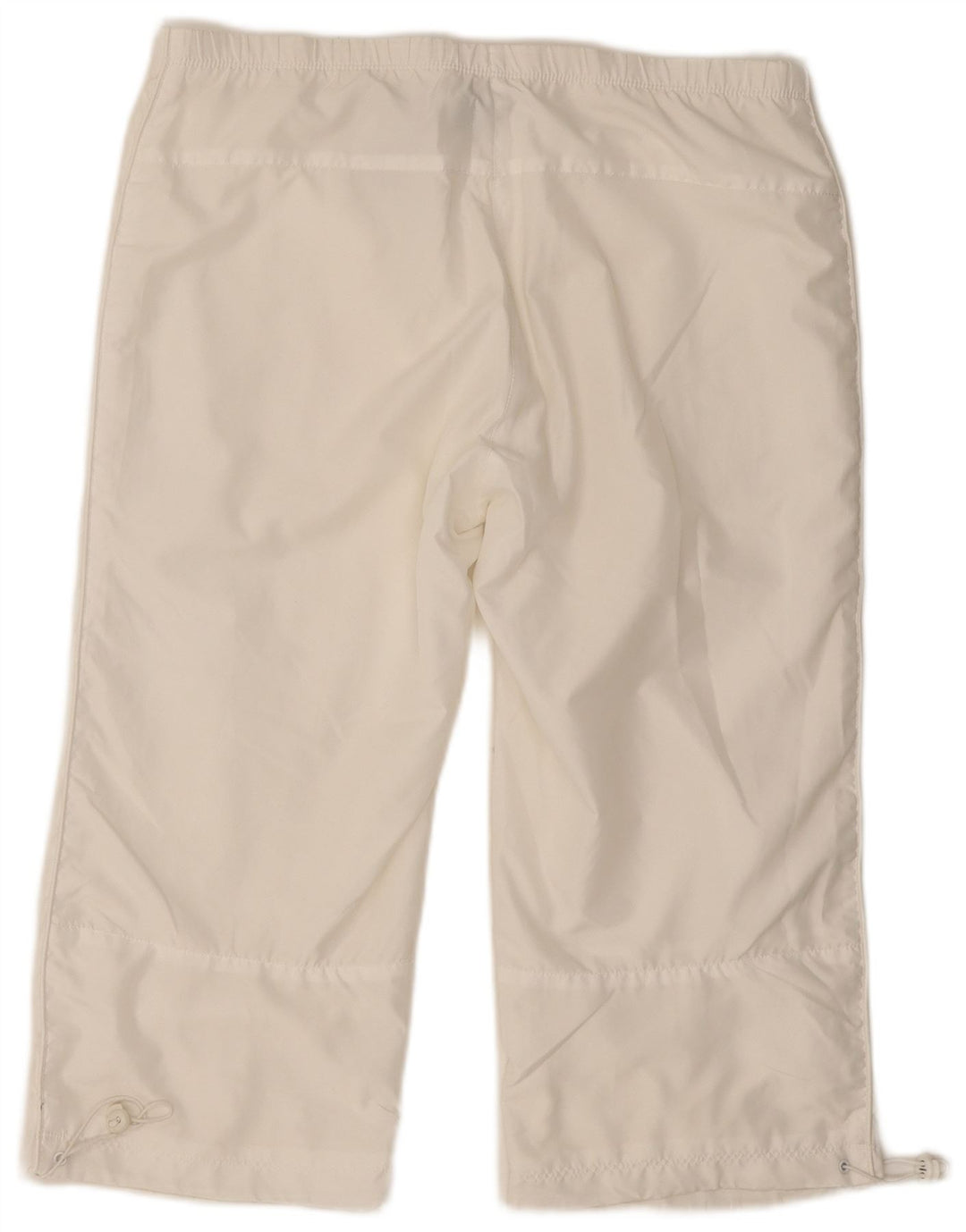 Pantaloni de trening Capri Nike pentru femei Marea Britanie 14/16 Poliester alb mare