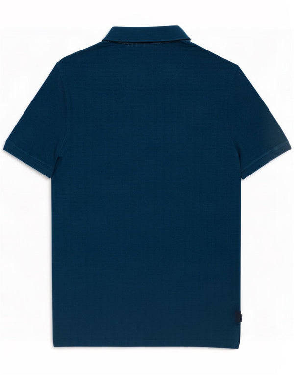 Ted Baker Tricou polo pentru bărbați Mărimea 3 Bumbac turcoaz mediu