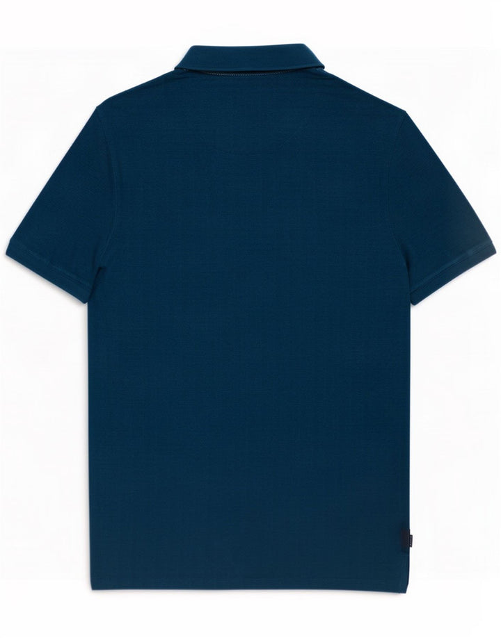 Ted Baker Tricou polo pentru bărbați Mărimea 3 Bumbac turcoaz mediu