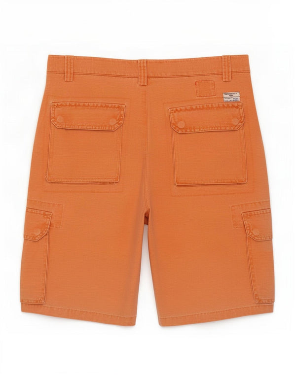 Pantaloni scurți cargo Brooksfield pentru bărbați IT 50 Large W34 Bumbac portocaliu