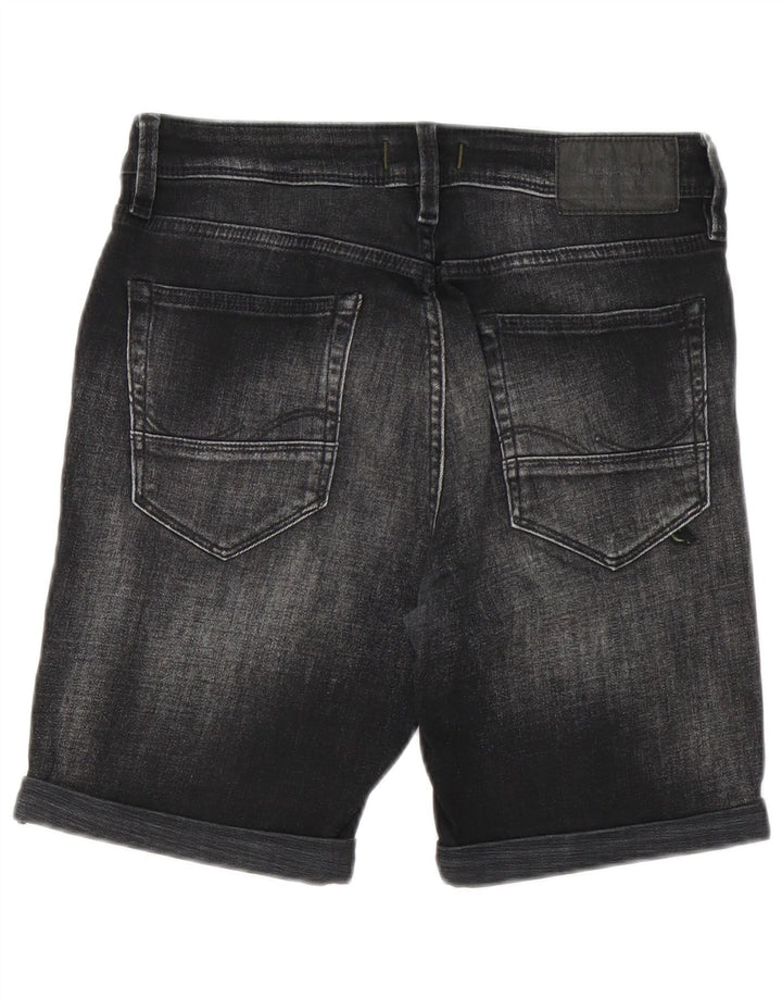 Pantaloni scurți Jack & Jones pentru bărbați din denim distressed Small W29 Black