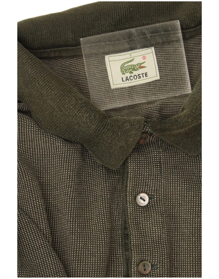 Tricou polo pentru bărbați Lacoste Mărimea 7 2XL Bumbac kaki