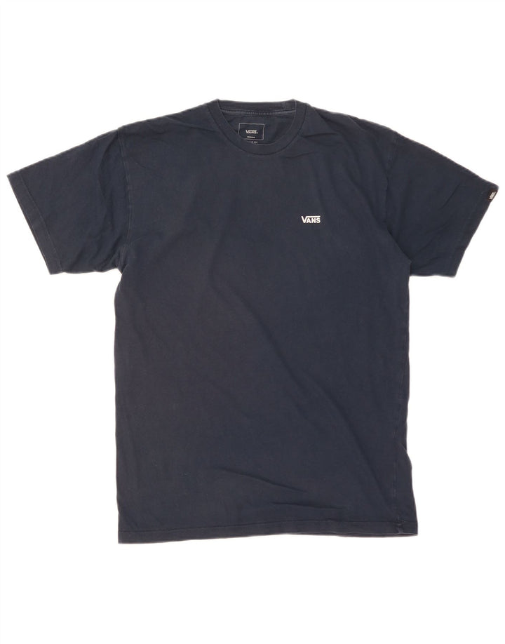Tricou VANS Classic Fit pentru bărbați Top mediu din bumbac bleumarin