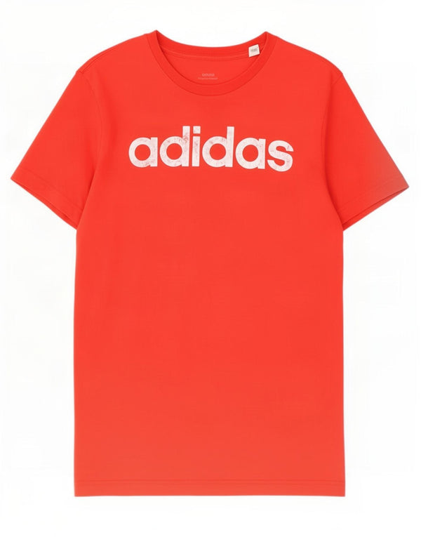 Adidas Mens Graphic T-Shirt Top Small Red Cotton