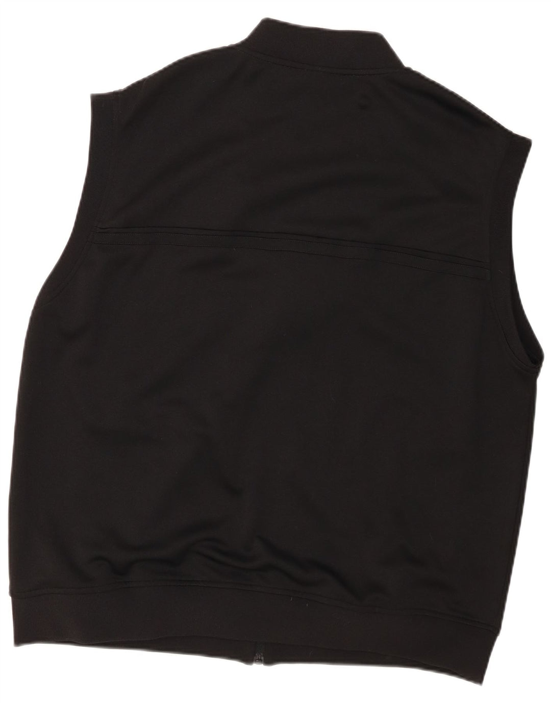 Jachetă de trening fără mâneci pentru bărbați Sergio Tacchini, poliester negru 3XL