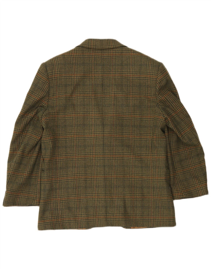 Sacou blazer pentru bărbați Incom cu 2 nasturi UK 38 Medium Khaki Houndstooth