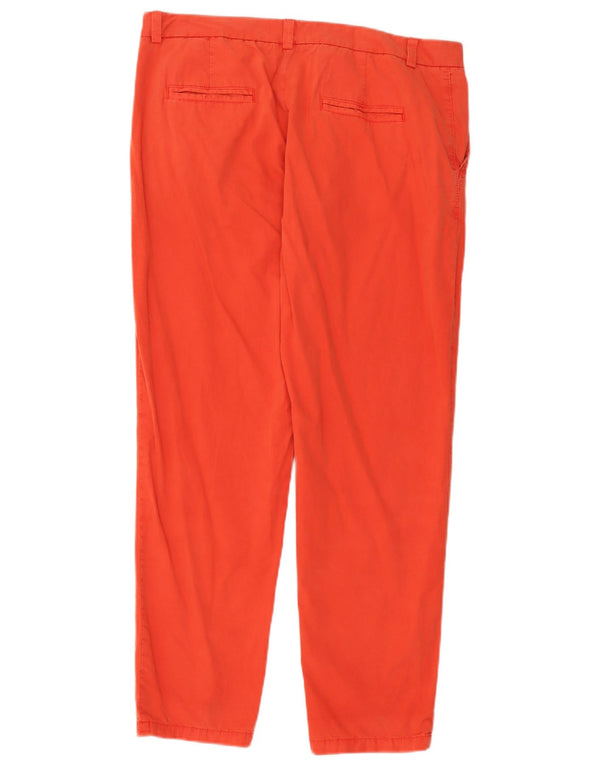 Pantaloni chino drepti pentru femei Marks & Spencer UK 16 Large W36 L30 Orange