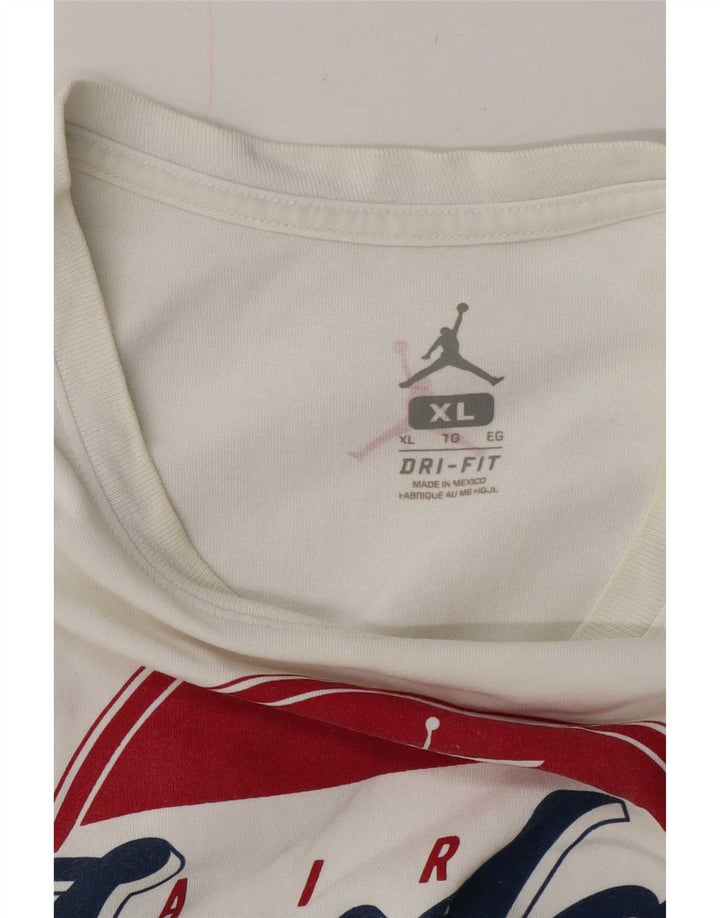 Tricou grafic pentru bărbați Jordan Top XL Alb