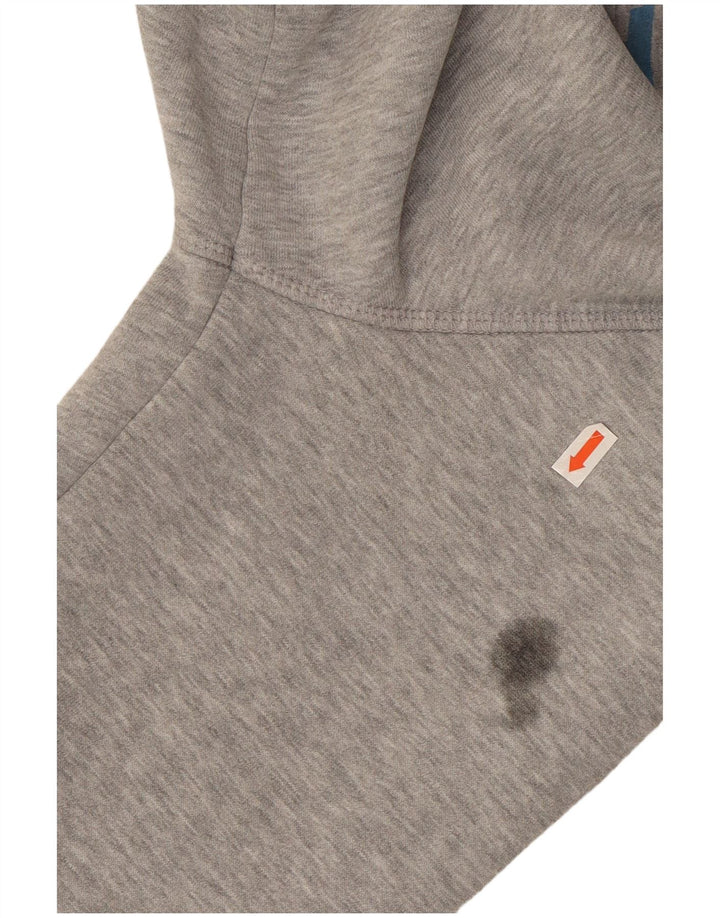 Pulover cu glugă cu grafică pentru bărbați Weird Fish, mare, gri, pătat