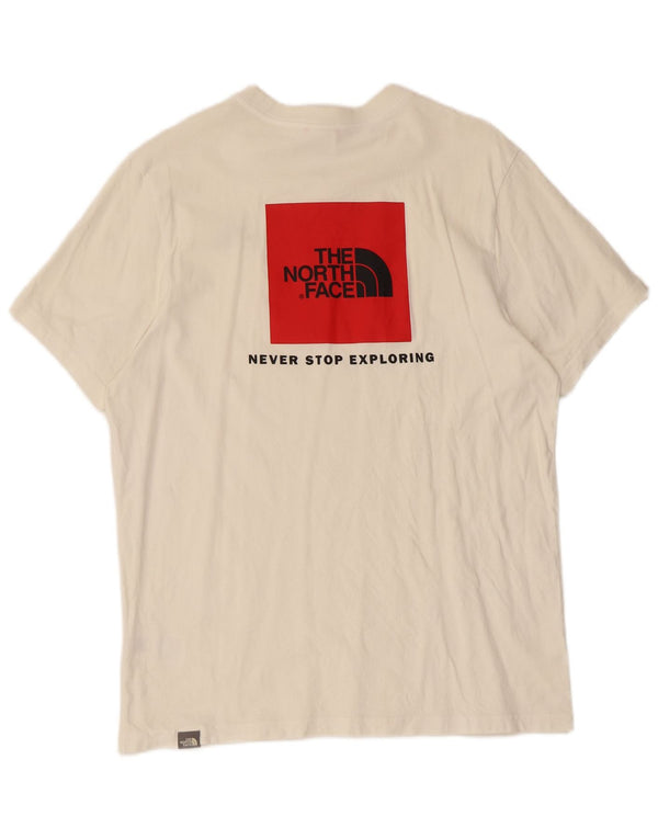 Tricou grafic pentru bărbați The North Face Top Medium White Bumbac