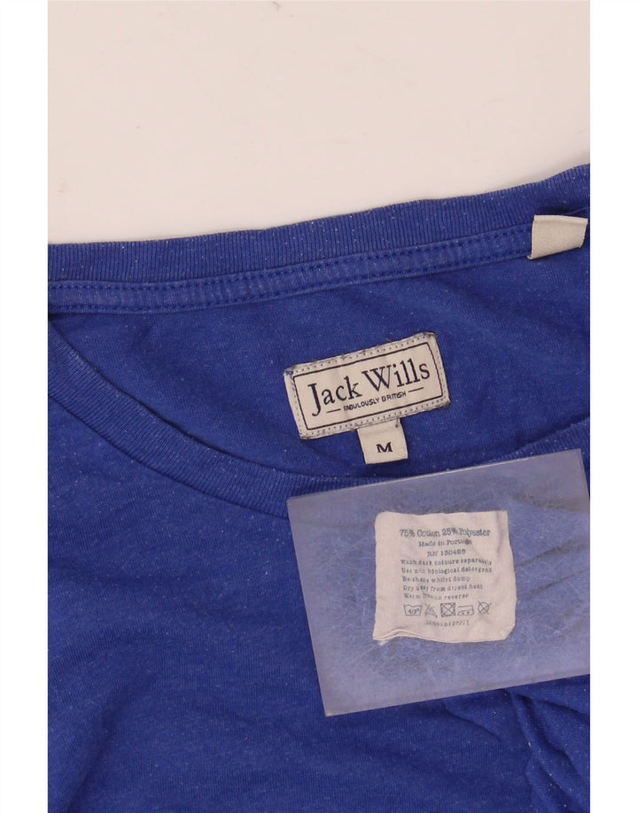 Tricou Jack Wills pentru bărbați Top din bumbac albastru mediu