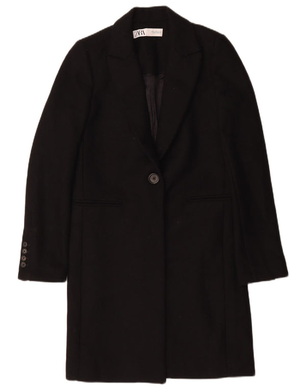 Pardesiu pentru femei Zara UK 6 XS poliester negru