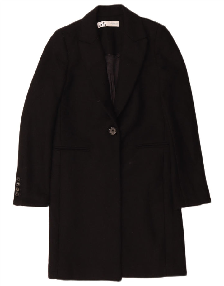 Pardesiu pentru femei Zara UK 6 XS poliester negru