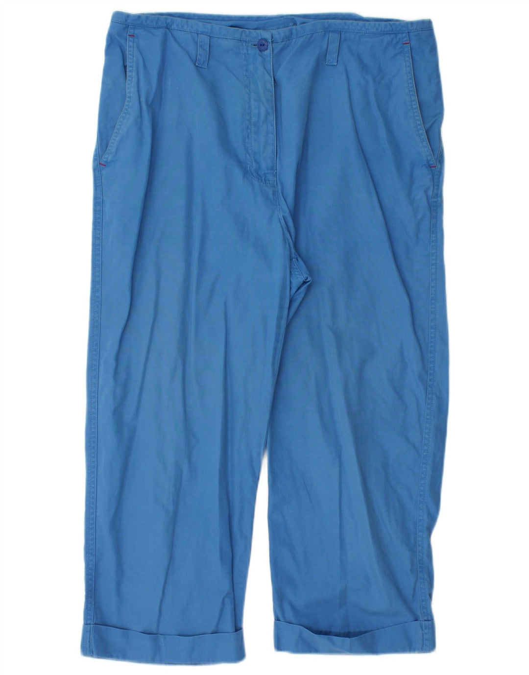 Pantaloni capri drepti RALPH LAUREN pentru femei US 10 Large W32 L20 Blue