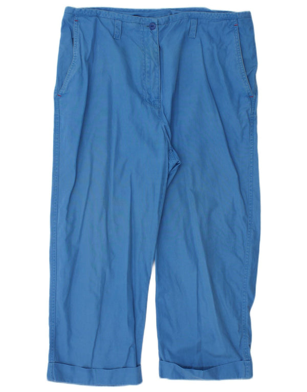 Pantaloni capri drepti RALPH LAUREN pentru femei US 10 Large W32 L20 Blue