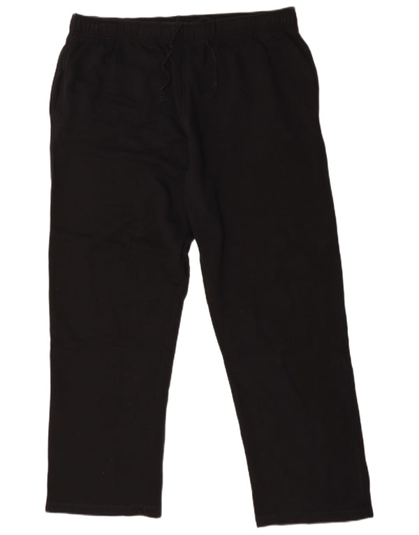Pantaloni de trening pentru bărbați Marks & Spencer, bumbac negru 2XL