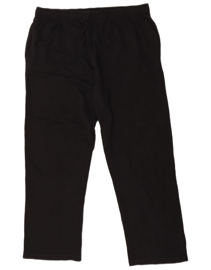 Pantaloni de trening pentru bărbați Marks & Spencer, bumbac negru 2XL