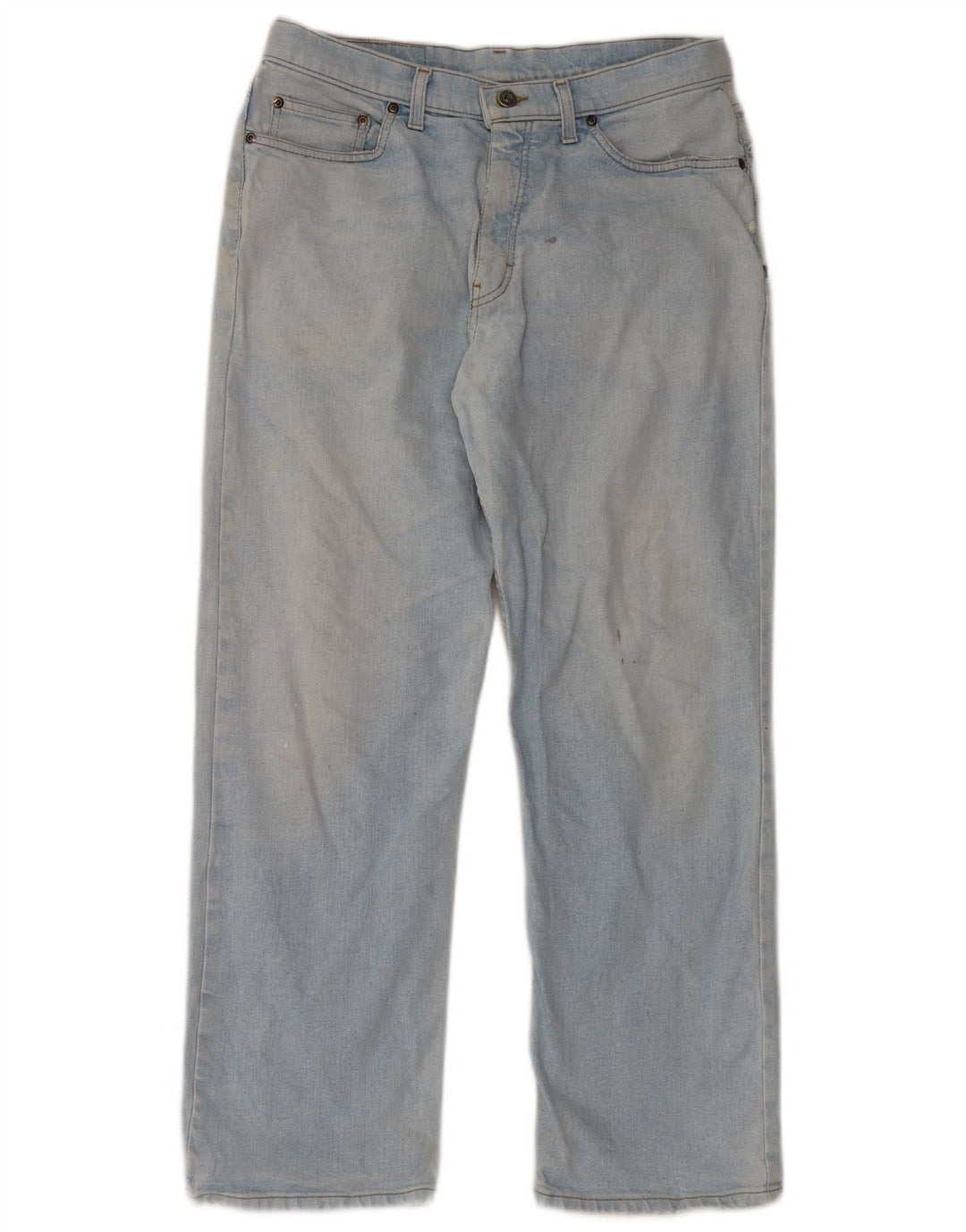 Blugi pentru femei Marks & Spencer cu picioare largi W34 L29 Bumbac albastru
