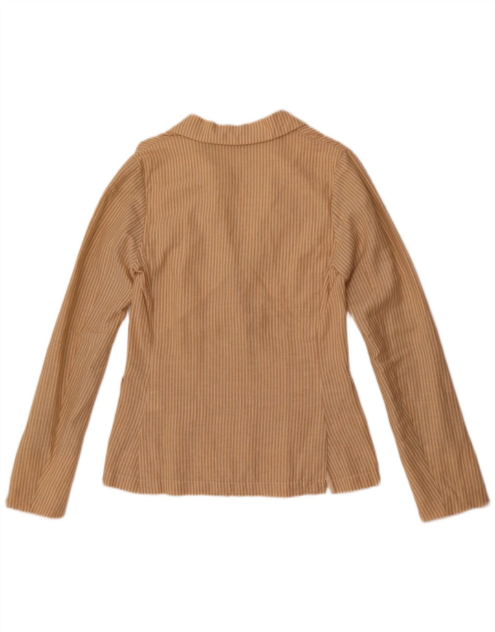 Jachetă pentru femei Maison Scotch cu 2 nasturi, mărimea 1, Bej, cu dungi