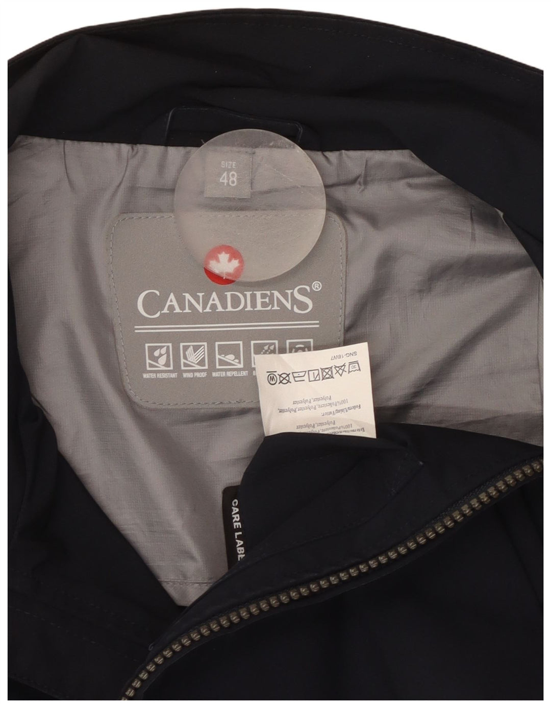 Jachetă Bomber Canadiens pentru bărbați IT 48 Medium Bleumarin Poliester