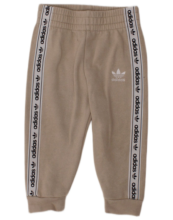 Pantaloni de trening ADIDAS Baby Boys Graphic Joggers 12-18 Luni Bej