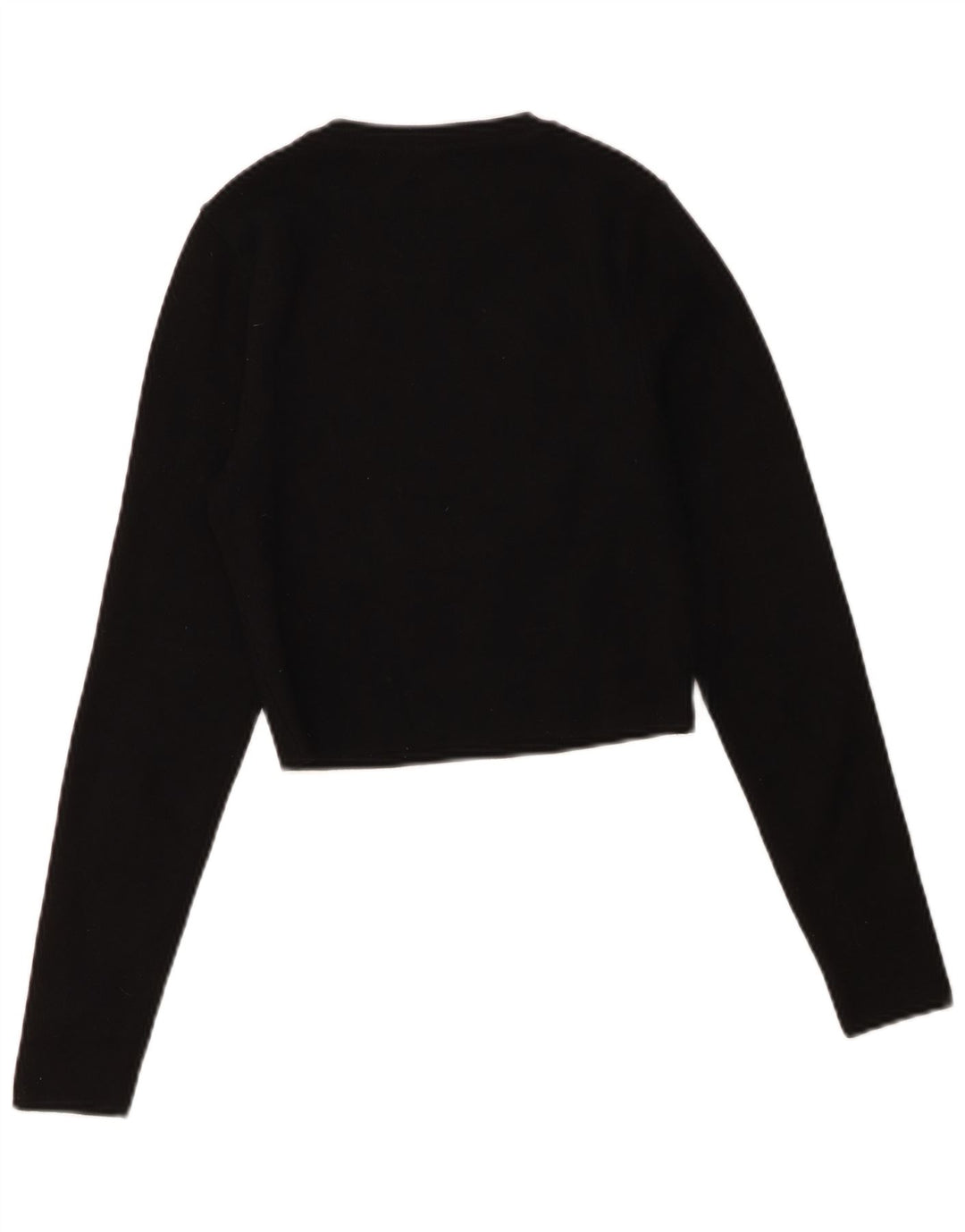 Crop Top femeie Zara UK 14 mare, negru, viscoză