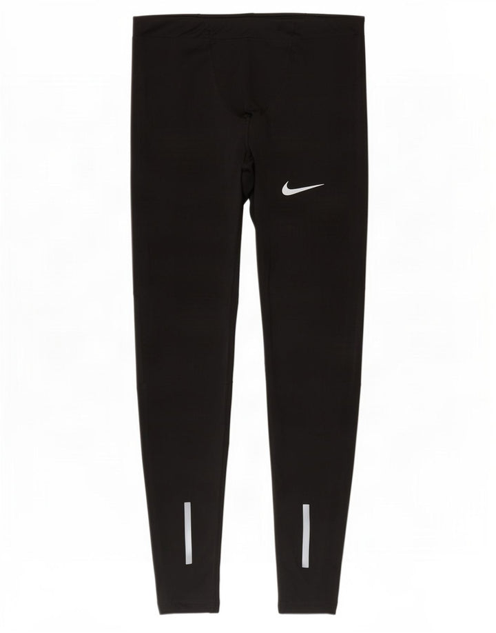 Leggings Dri Fit Nike pentru femei UK 12 Poliester mediu negru