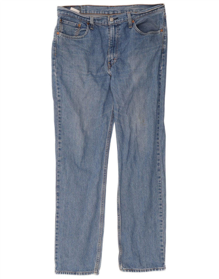 Blugi drepti pentru bărbați Levi's 516 W28 L34 Bumbac albastru