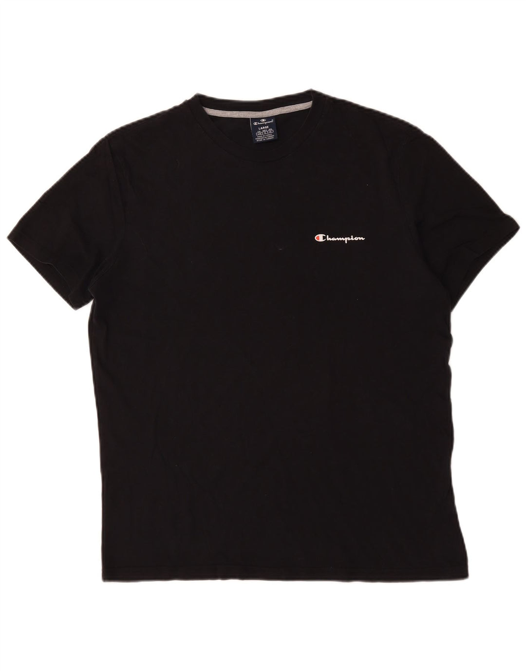 Tricou pentru bărbați Champion Top mare din bumbac negru