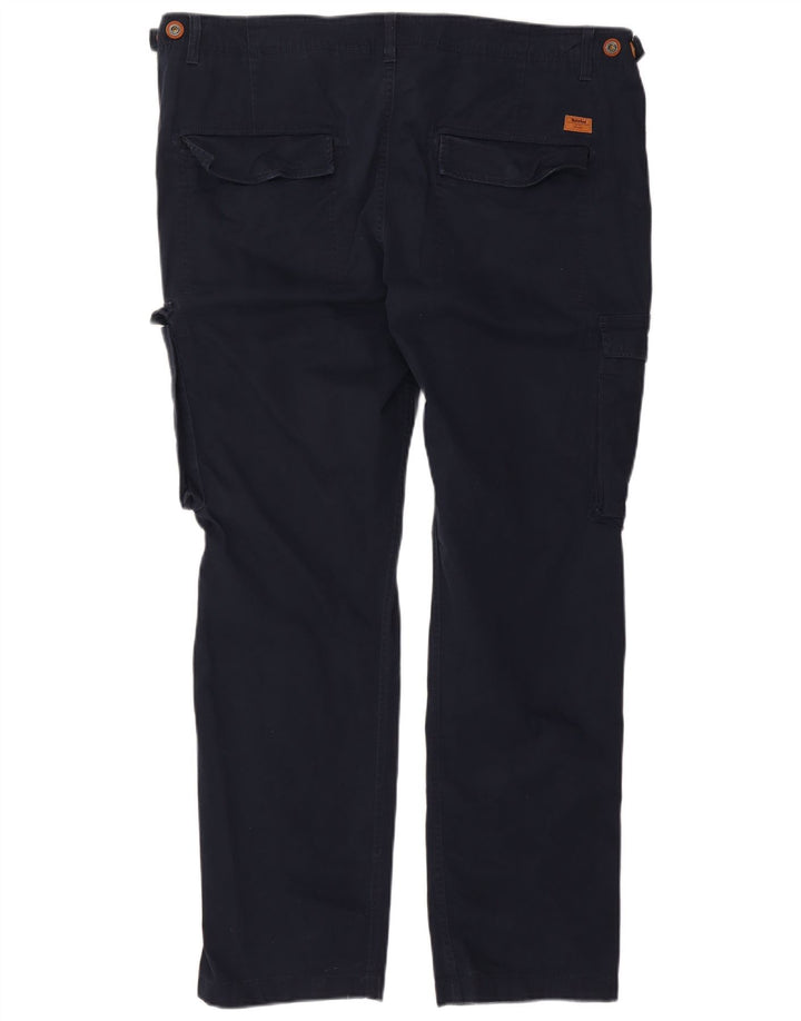 Pantaloni cargo drepti pentru bărbați TIMBERLAND W42 L31 bleumarin