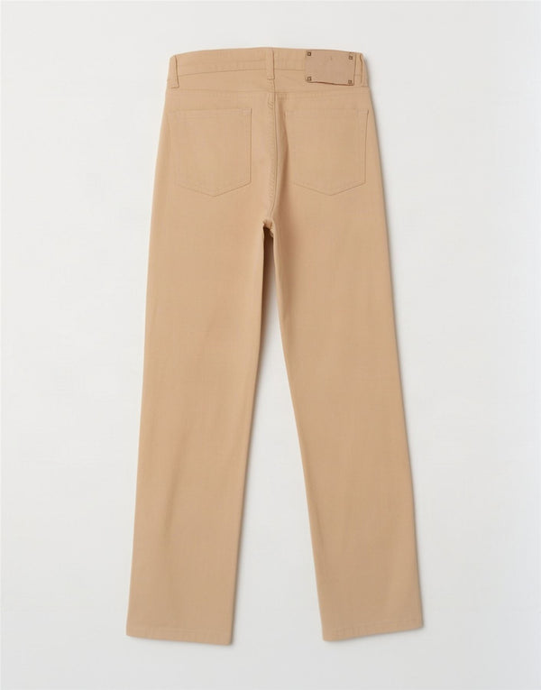 Blugi slim pentru femei Zara EU 36 XS W26 L28 Bej Bumbac