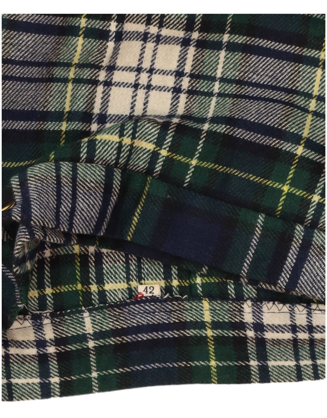 Fusta Wrap pentru femei VINTAGE cu talie înaltă IT 42 Medium W26 Green Carid